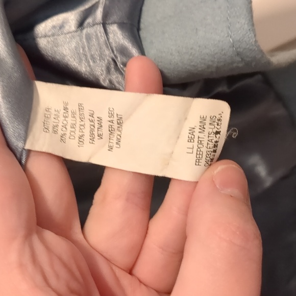 LLBean Robin Egg Blue Wool Coat - Picture 10 of 10